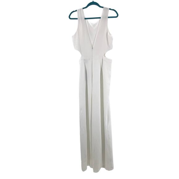 LULU'S XL Moments to Remember White Sleeveless Wide-Leg Cutout Jumpsuit NEW 0B5 - Picture 3 of 9